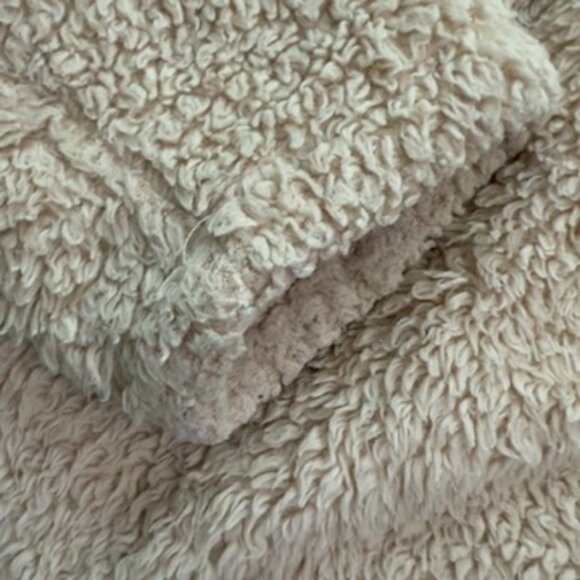 PINK by Victoria’s Secret Sherpa Quarter-Zip Hoodie – Size Small - Picture 8 of 11